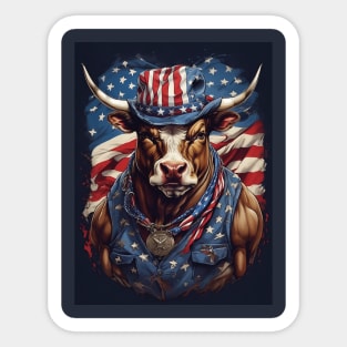 American Bull Patriot Sticker